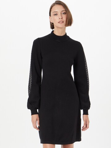 Molly BRACKEN - Vestido de punto en negro: frente