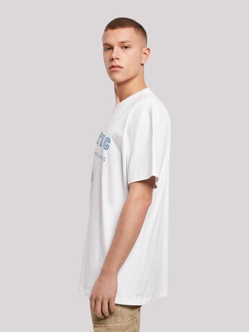 T-Shirt 'Go Baltic Ostsee Knut & Jan Hamburg' F4NT4STIC en blanc