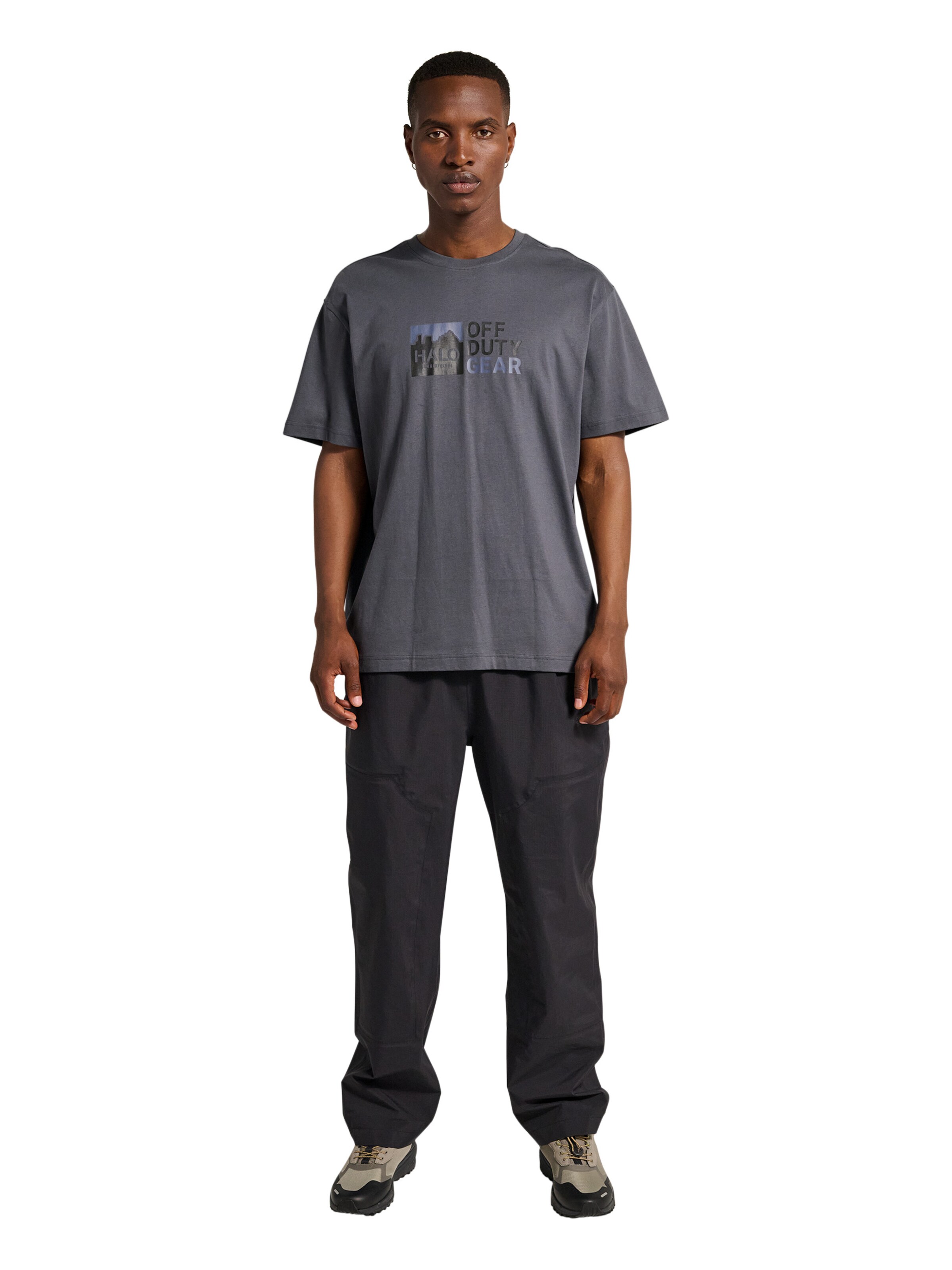 HALO Shirt in Grijs: voorkant