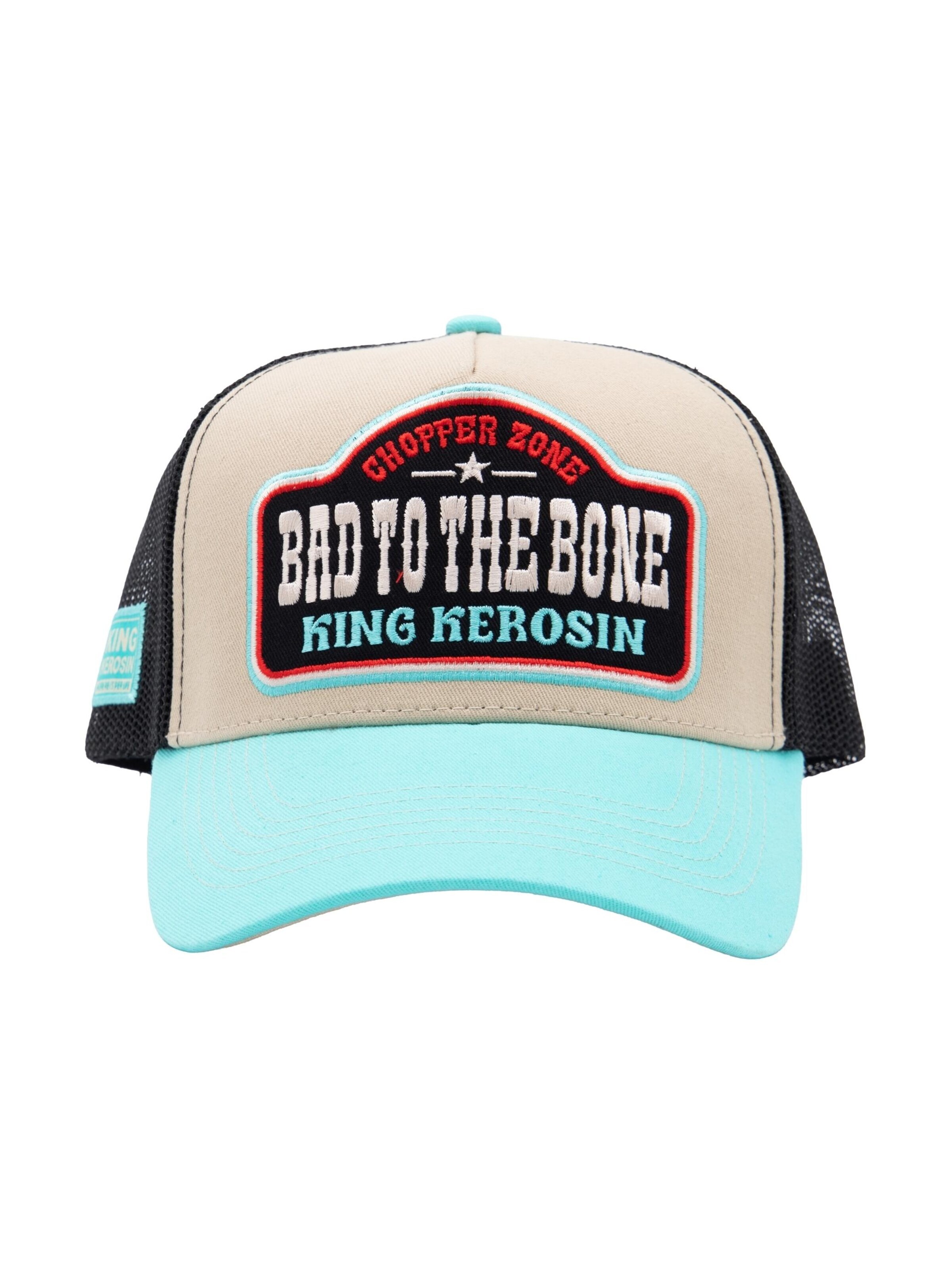 King Kerosin Cap 'Bad to the Bones'‌‌‌‌‌‌‌ in Beige