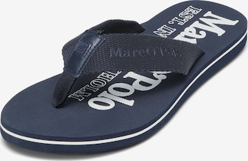 Marc O'Polo Teenslippers in Blauw: voorkant