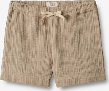 Wheat Loosefit Shorts in Beige: predná strana