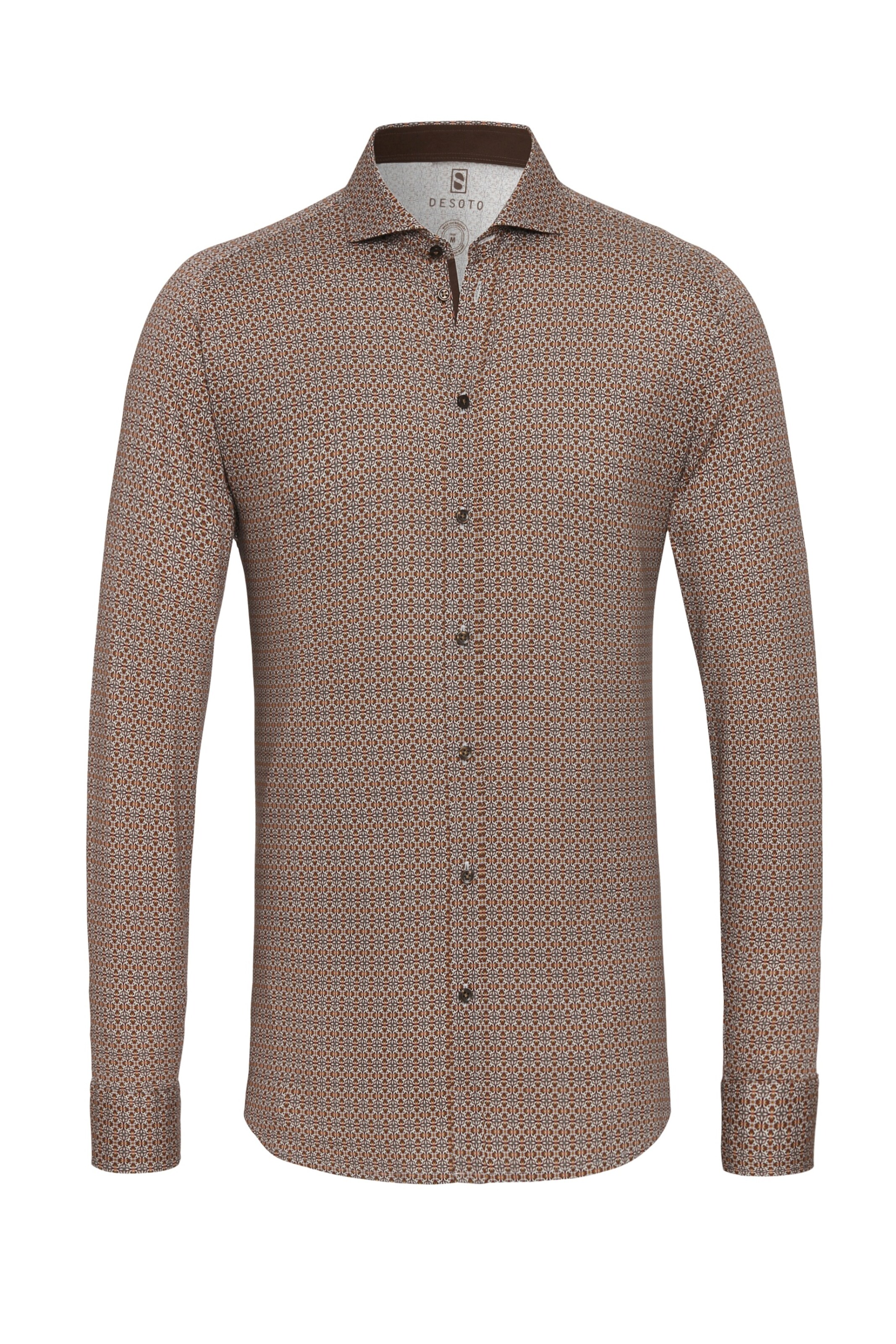 DESOTO Hemd in Braun: Vorderseite