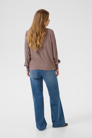 Chemisier 'Dina' Kaffe en beige