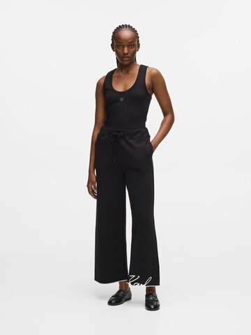 Regular Pantalon Karl Lagerfeld en noir