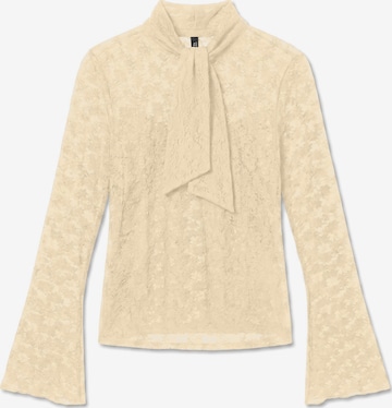 VERO MODA Blouse 'LOTTA' in Beige: voorkant
