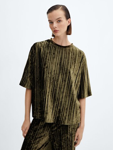 MANGO Shirt 'XGOGO' in Green: front