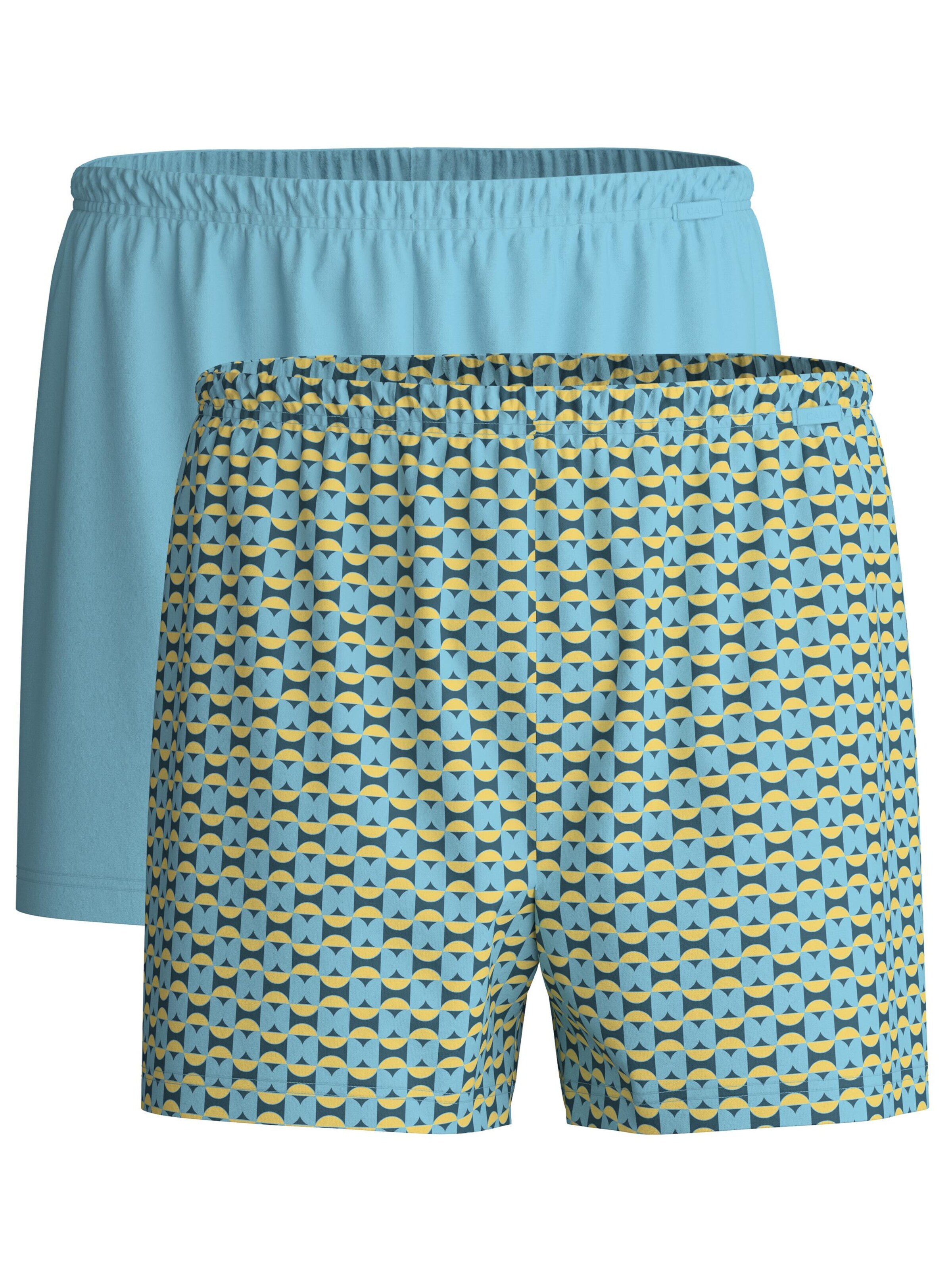 Boxers 'Cotton Special' CALIDA en bleu : devant
