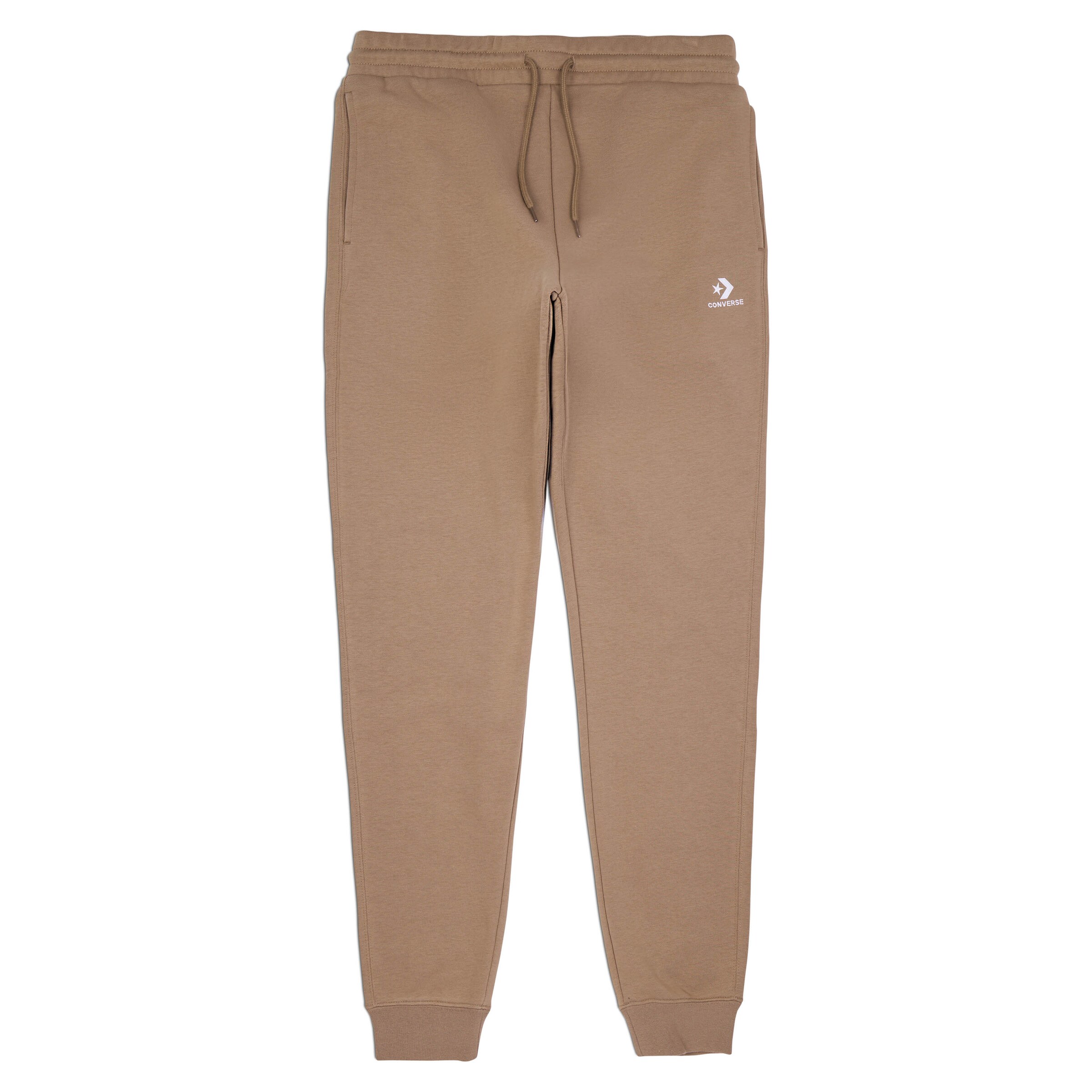 CONVERSE Tapered Pants in Brown: front