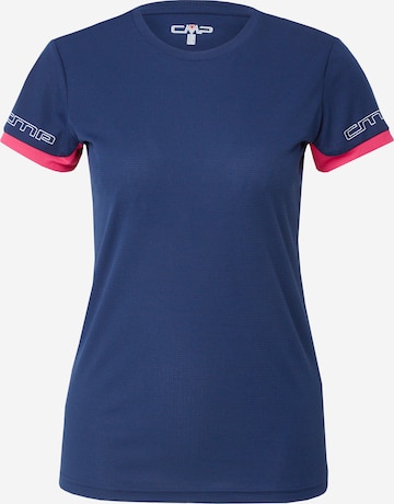 CMP Functioneel shirt in Blauw: voorkant