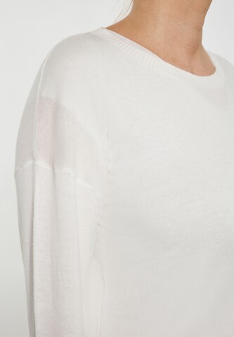 Pull-over Usha en blanc