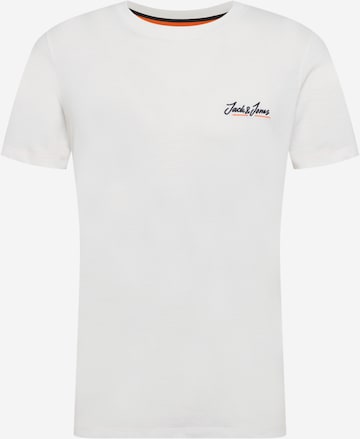 JACK & JONES Bluser & t-shirts 'Tons' i hvid: forside