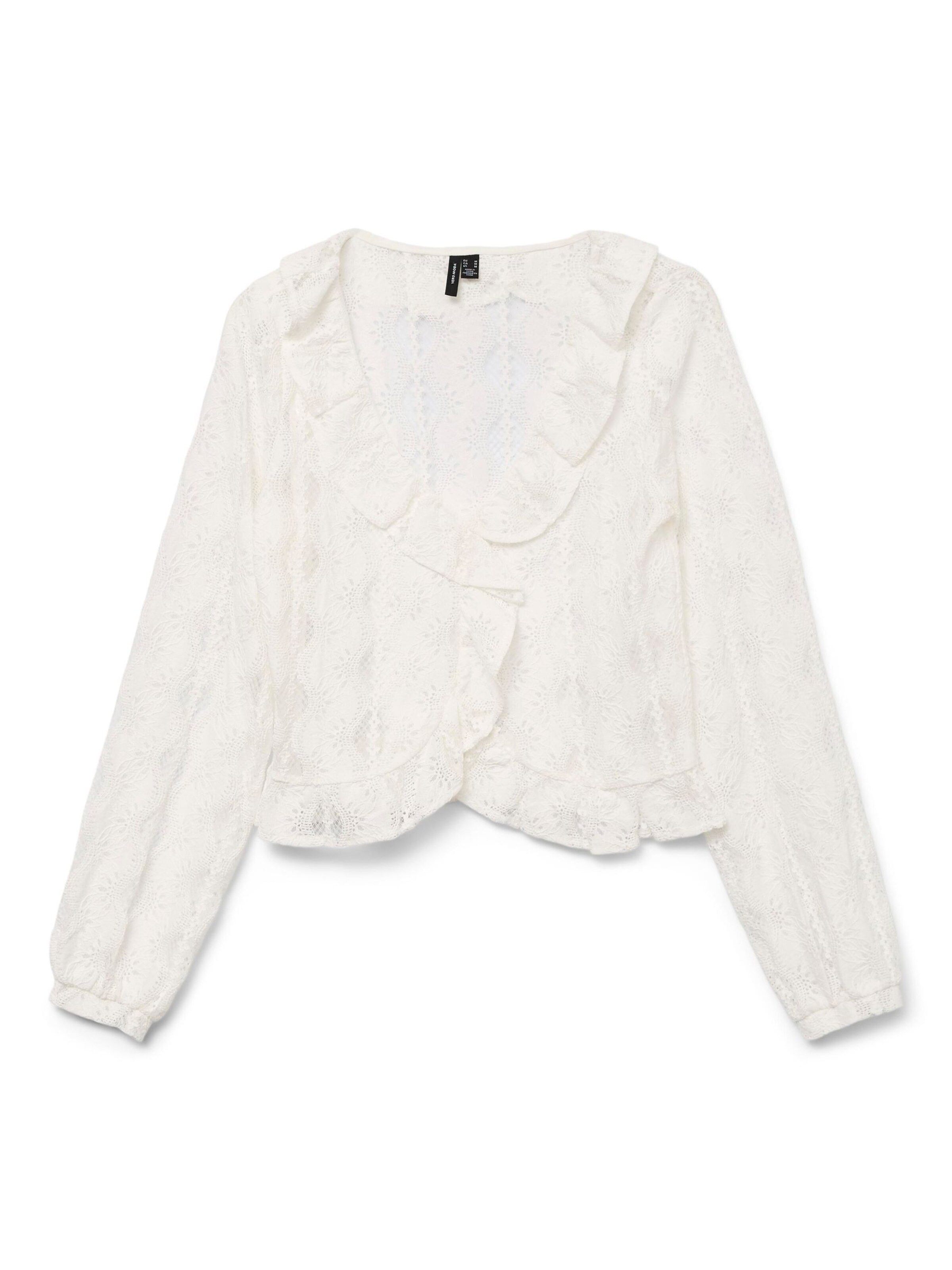 VERO MODA Top 'VMMartine' in Wit: voorkant