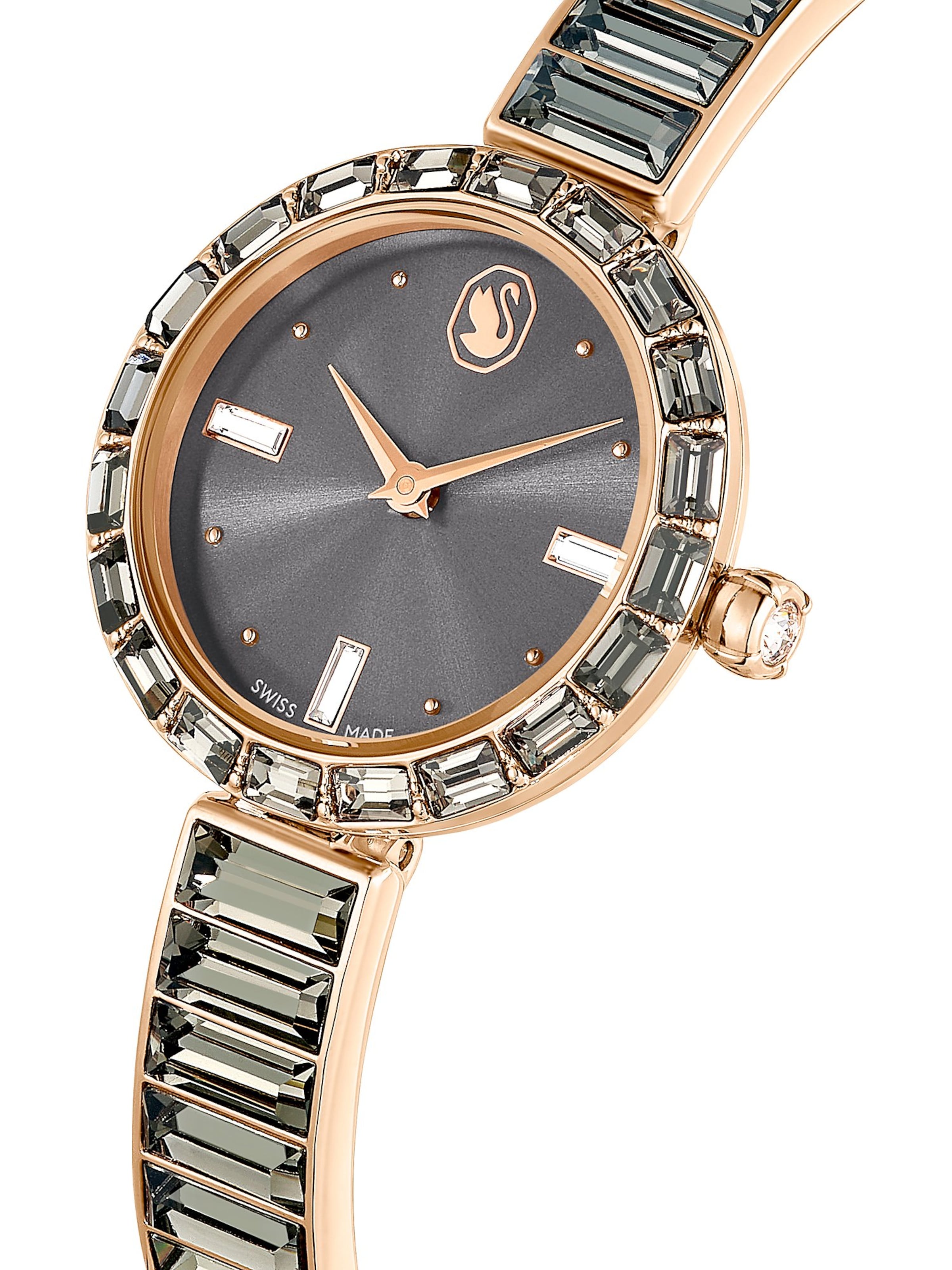 Swarovski Analoguhr in Grau