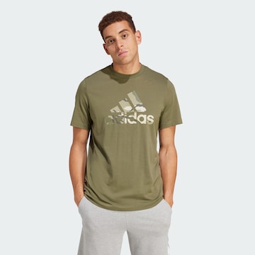 ADIDAS SPORTSWEAR Performance Shirt in Green: front