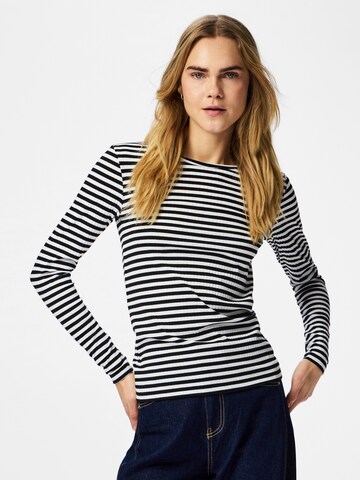 T-shirt 'PCLaya' PIECES en noir : devant