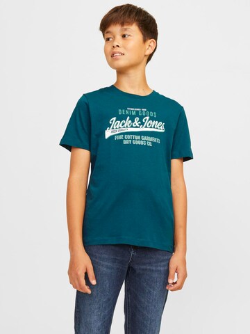 Maglietta di Jack & Jones Junior in verde: frontale
