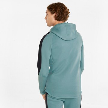 PUMA Athletic Zip-Up Hoodie in Blue