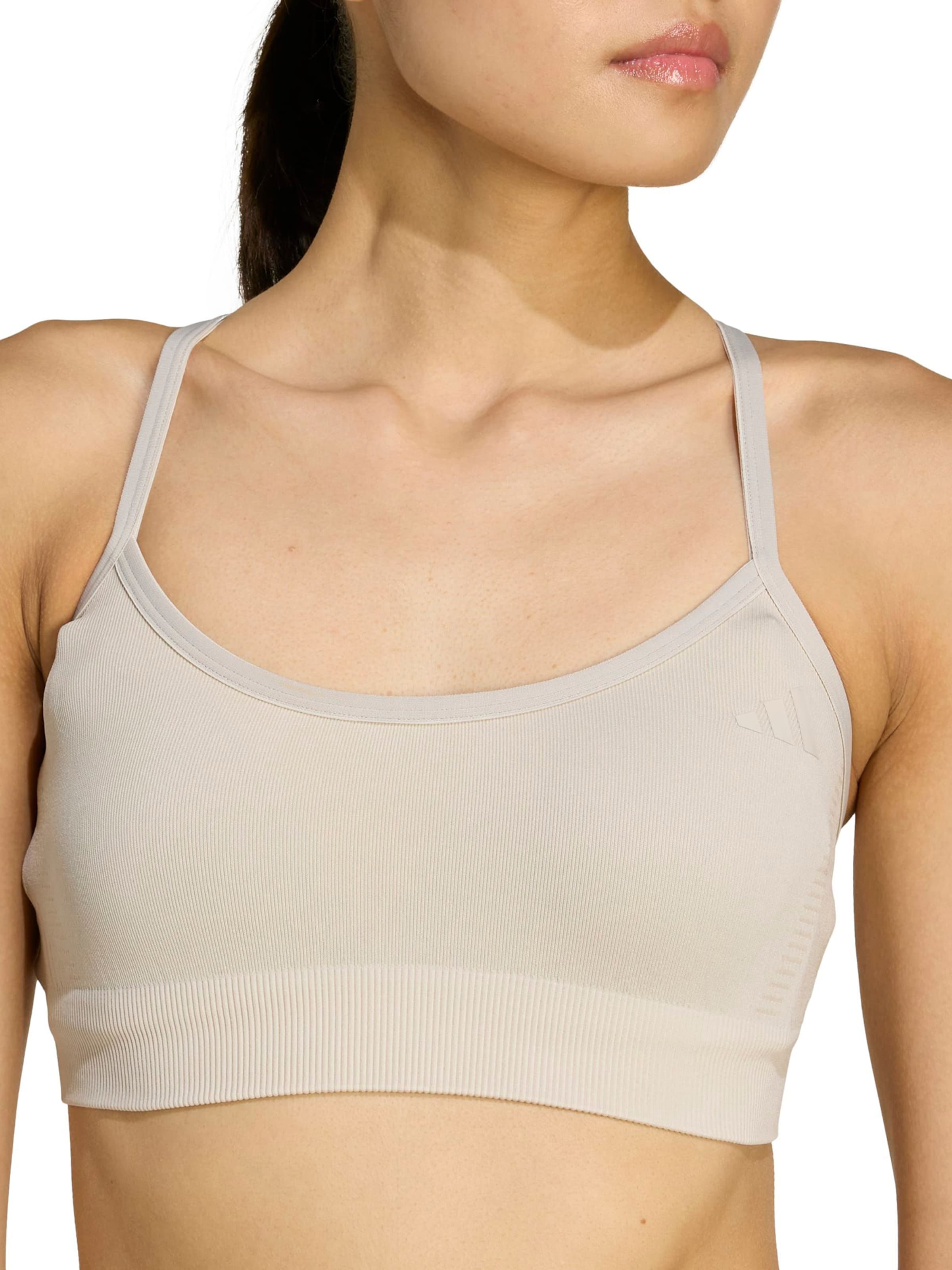 Bustieră Sutien sport de la ADIDAS PERFORMANCE pe gri