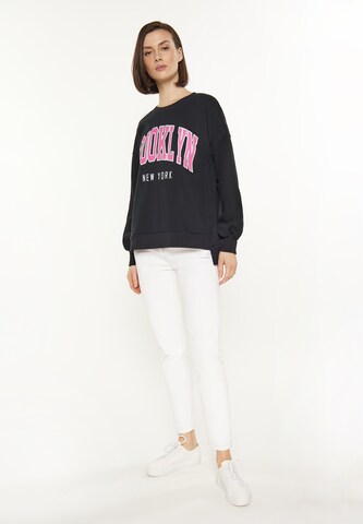 usha BLUE LABEL Sweatshirt in Zwart