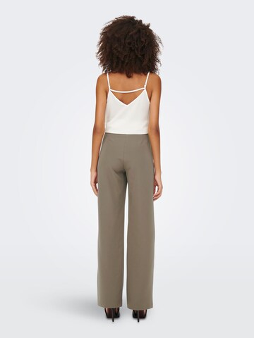 ONLY Regular Trousers 'Lana-Berry' in Brown