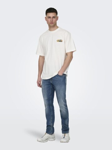 Only & Sons Slimfit Kavbojke 'LOOM' | modra barva