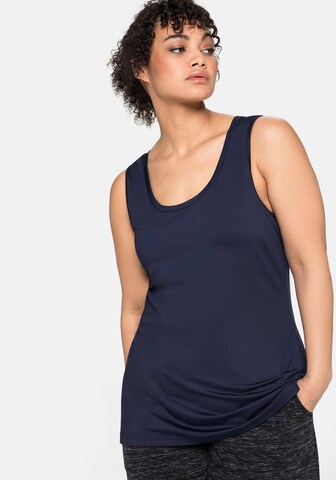 SHEEGO - Top desportivo em azul: frente