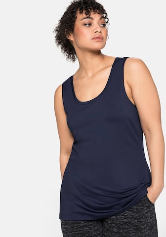 SHEEGO Sports top in Blue: front
