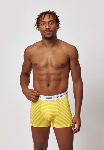 SNOCKS Boxer shorts in Yellow