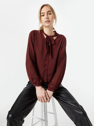 Camicia da donna 'Luzia' di ABOUT YOU in rosso: frontale