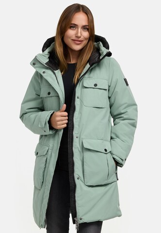 Parka d’hiver 'Eissturm 14' NAVAHOO en vert