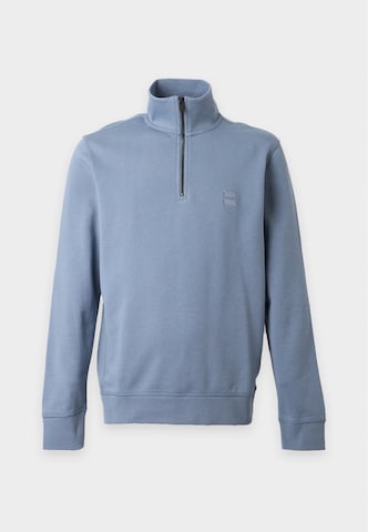 Sweat-shirt 'Zetrust' BOSS en bleu : devant