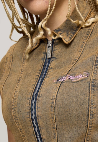 Ed Hardy Kleid in Beige