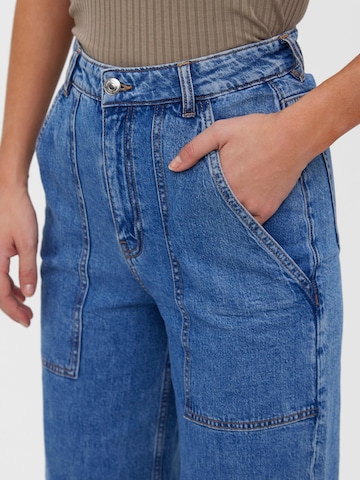 VERO MODA Wide Leg Jeans 'KITHY' i blå