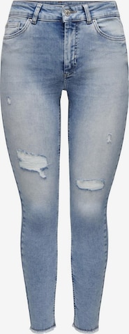 ONLY Teksapüksid 'BLUSH', värv sinine: eest vaates