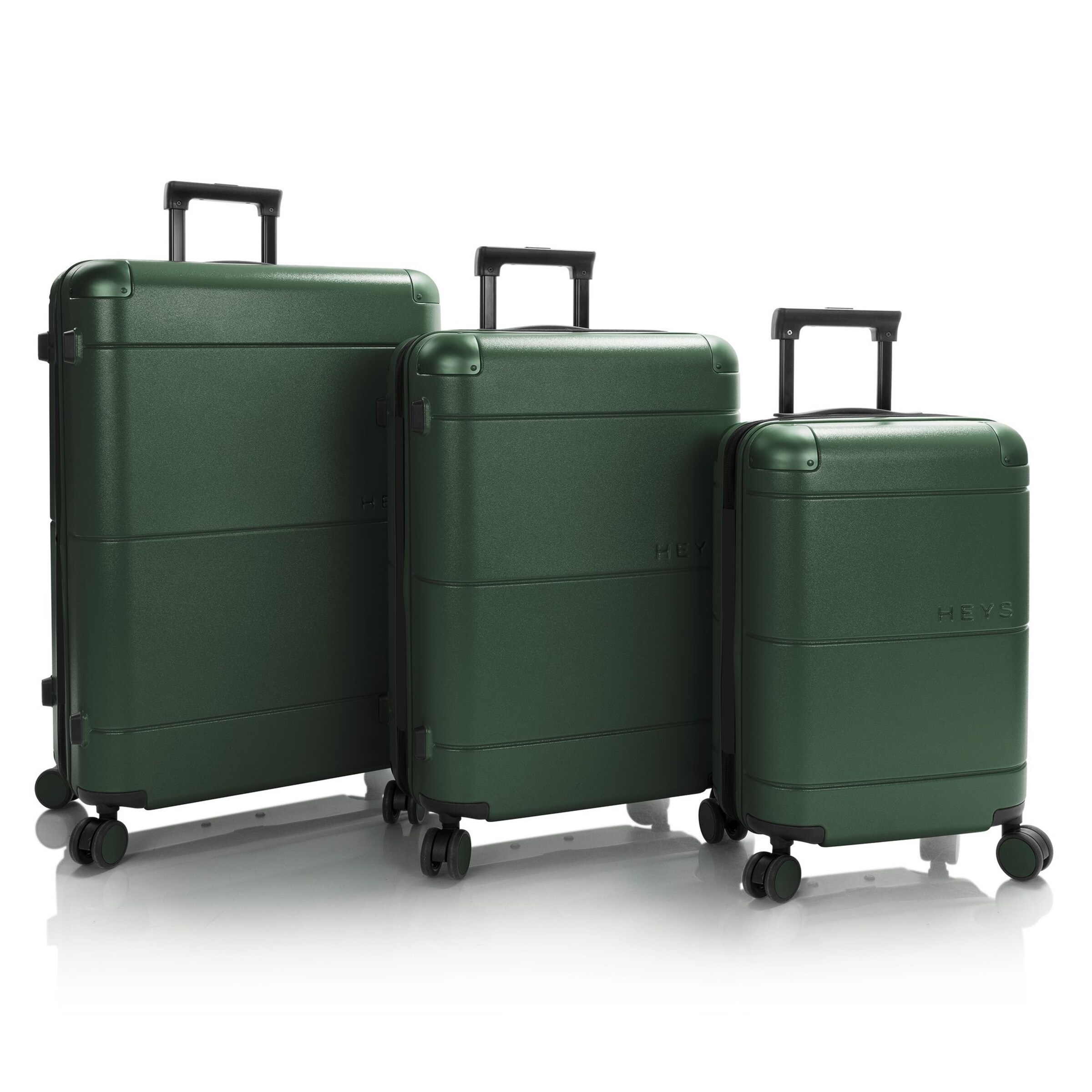Heys Suitcase Set 'Zen' in Green: front