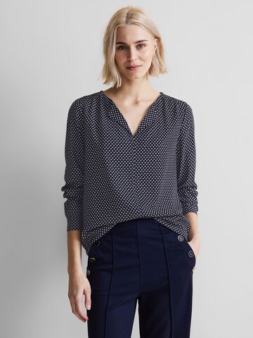 STREET ONE Blouse in Blauw: voorkant