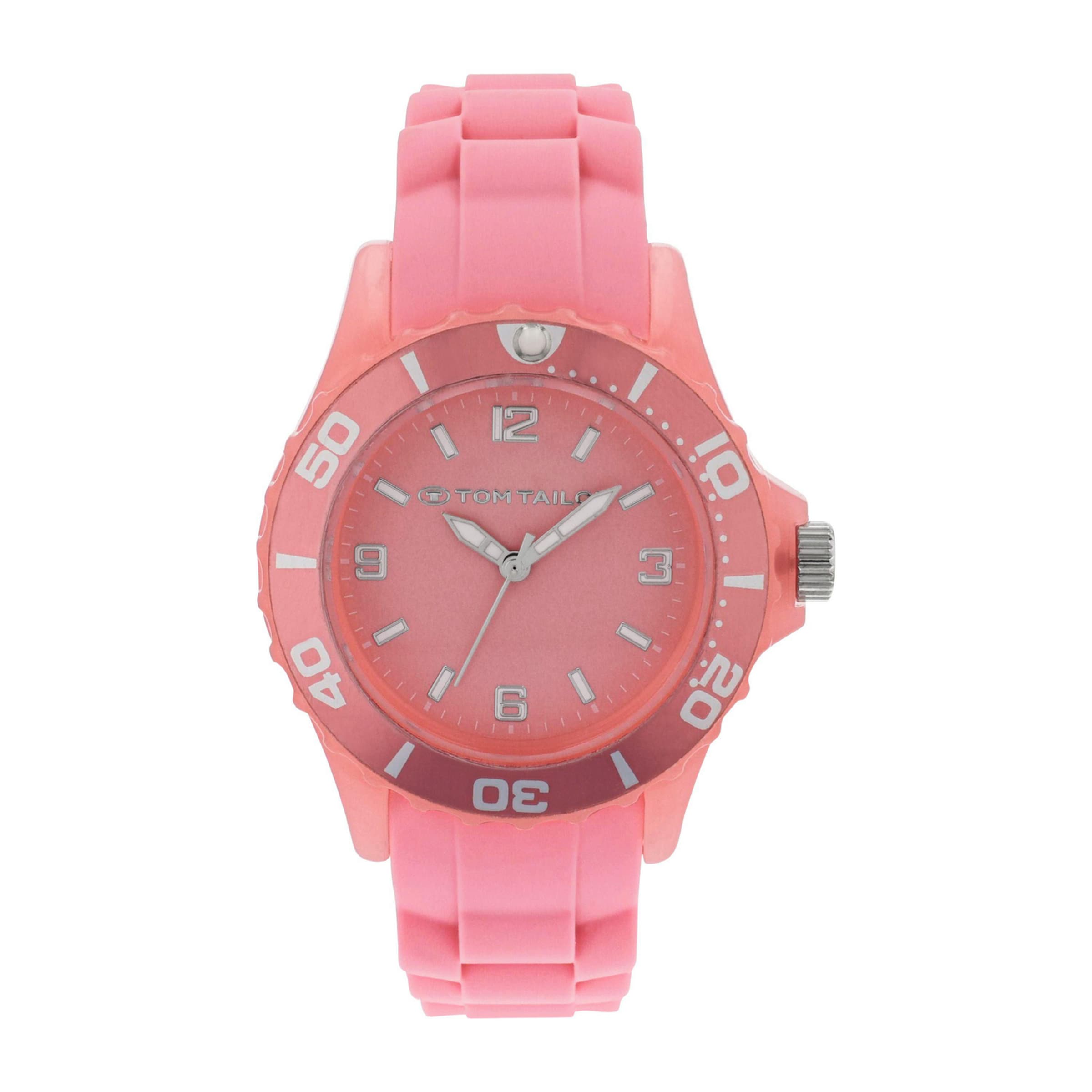 TOM TAILOR Uhr in Pink: Vorderseite