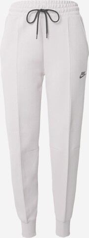 Pantaloni de la Nike Sportswear pe mov: față