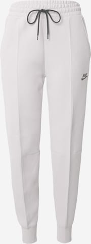 Nike Sportswear Дънки Tapered Leg Панталон в лилав: отпред