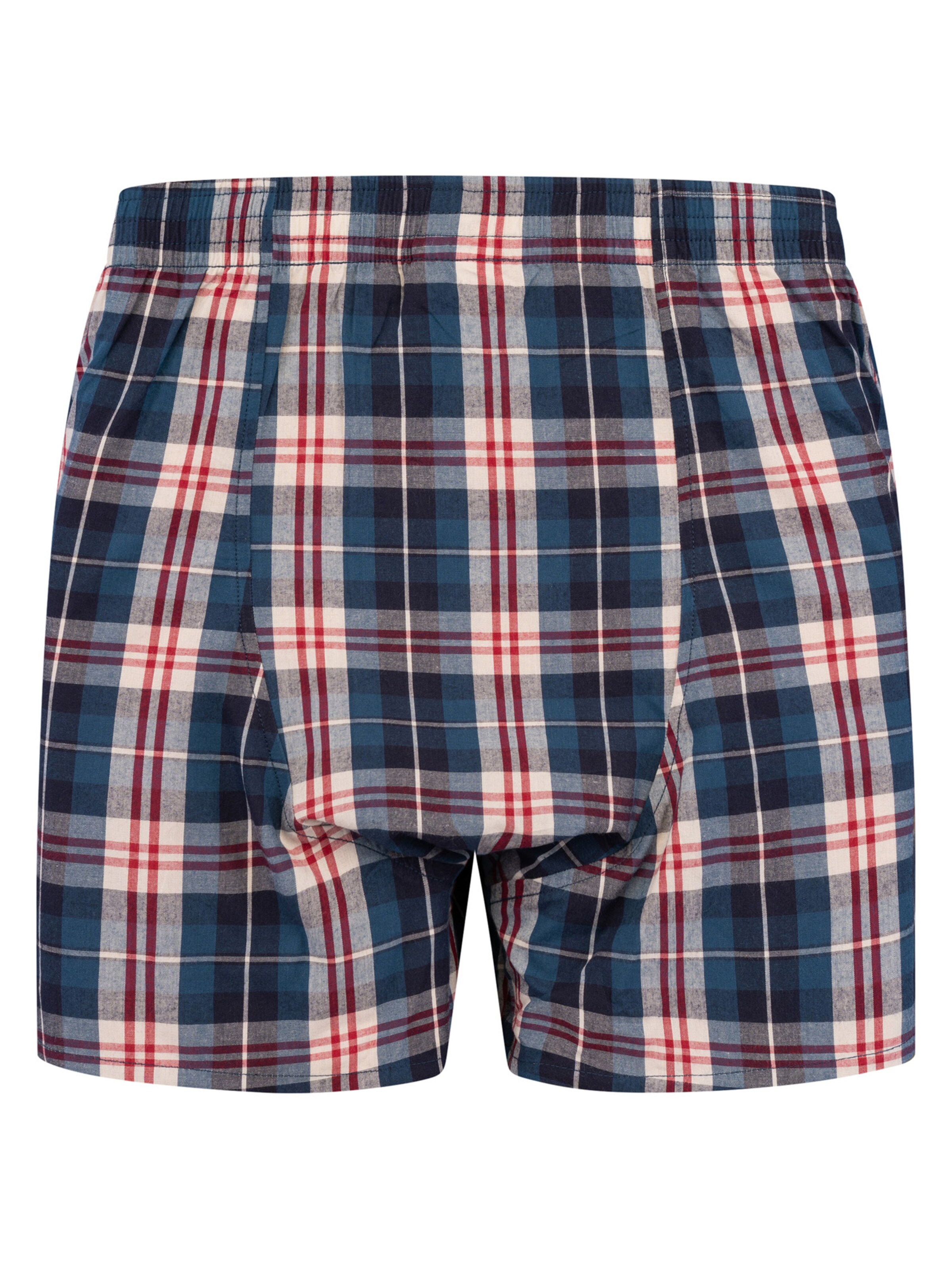 Sugar Pine Boxer ' Mix Karos ' in Blau