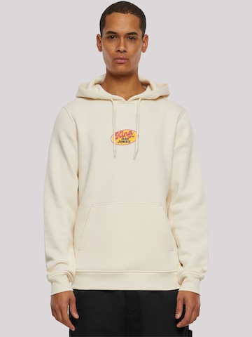 F4NT4STIC Sweatshirt 'King of Dad Jokes Witziges Vatertagsmotiv' in Beige: front