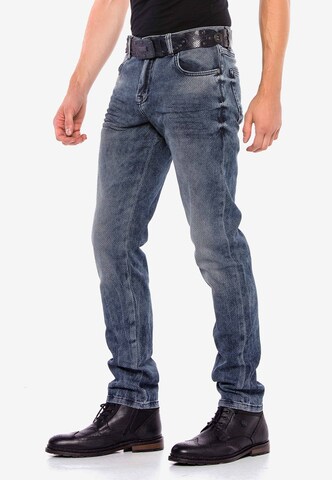 CIPO & BAXX Slimfit Jeans 'Gridlock' in Blau