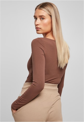 Urban Classics Tričkové body – hnědá