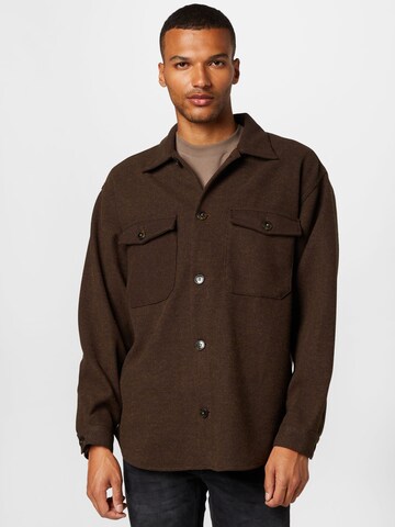 Veste mi-saison '' JACK & JONES en marron : devant