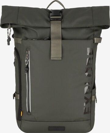 CAMEL ACTIVE Backpack 'Explore' in Green: front