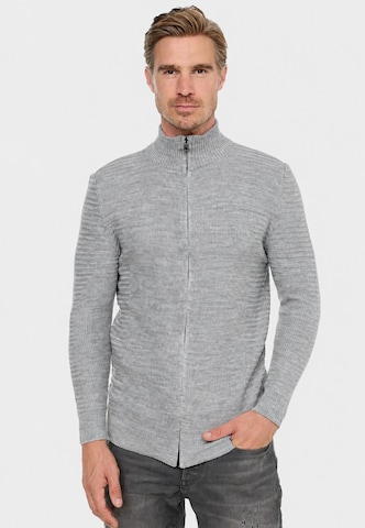 Rusty Neal Knit cardigan in Grey: front