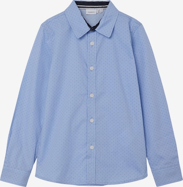 Chemise 'Nisa' NAME IT en bleu : devant