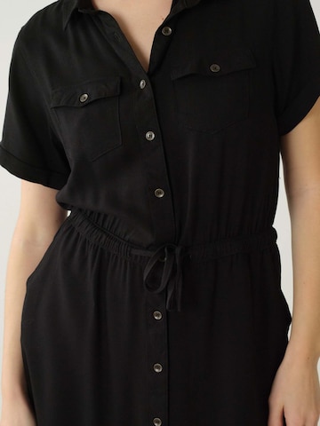 Robe-chemise 'Alarha' Deeluxe en noir