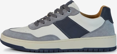 Boggi Milano Sneakers low i mørkeblå / dueblå / hvit, Produktvisning